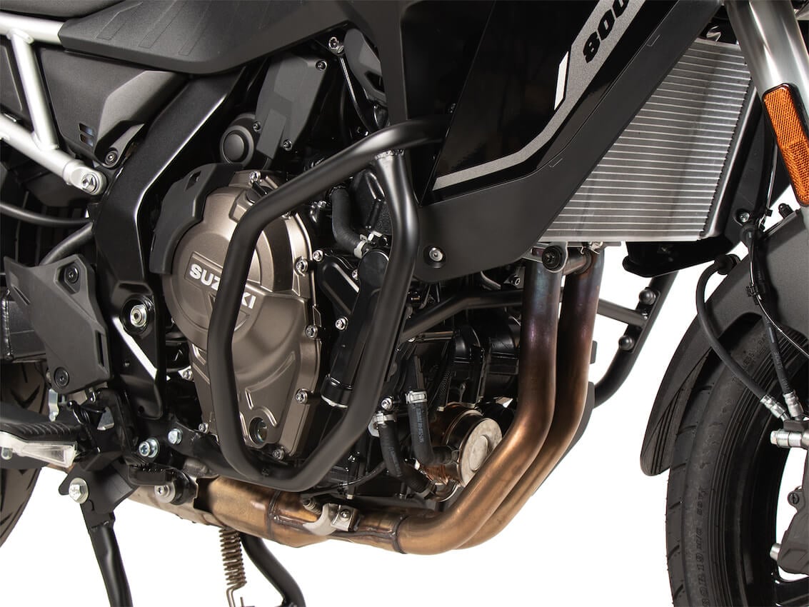 Barre paramotore Hepco per la moto Suzuki V-Strom 800SE.