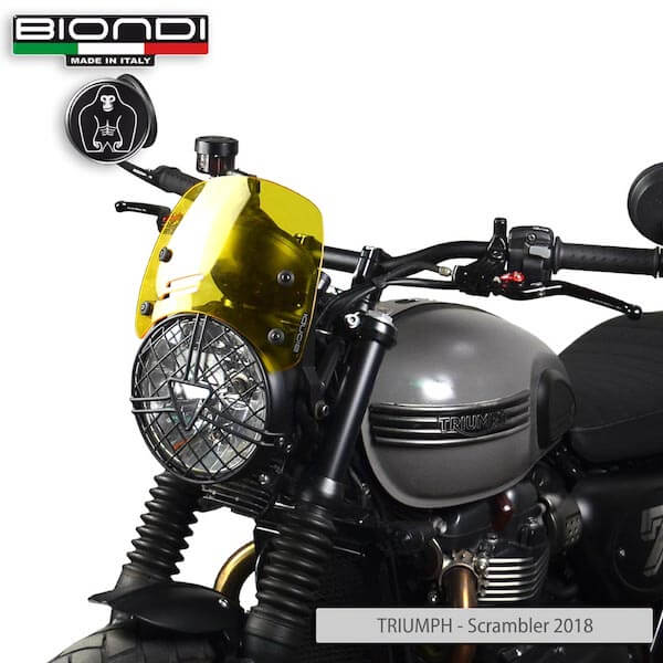 Cupolino Biondi giallo 8010450 per la moto Triumph Speed 400.