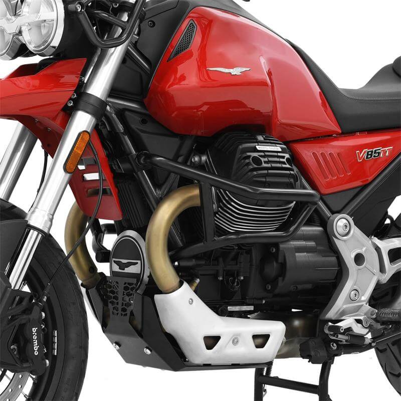 Ibex Zieger 10009041 barre paramotore nere moto Guzzi V85 TT.